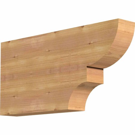 Ekena Millwork Ridgewood Smooth Rafter Tail, Western Red Cedar, 3 1/2"W x 12"H x 24"L RFT04X12X24RID00SWR